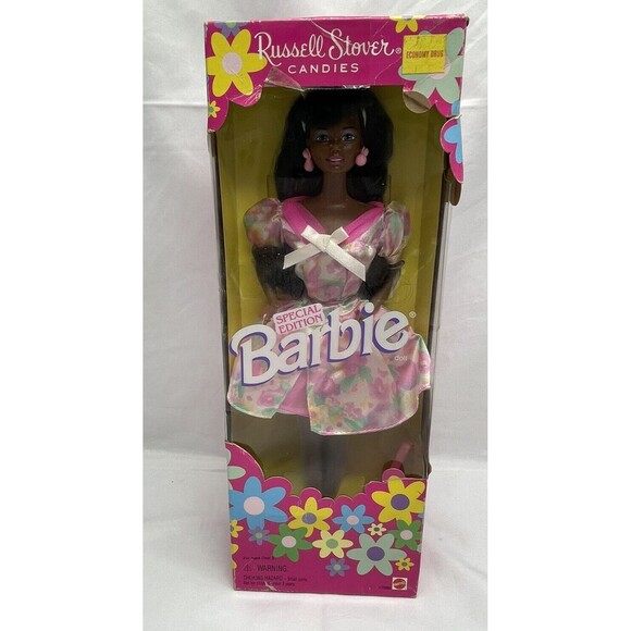 1996 Mattel African American Barbie Doll Russell Stover Candies Special Edition - Picture 7 of 16